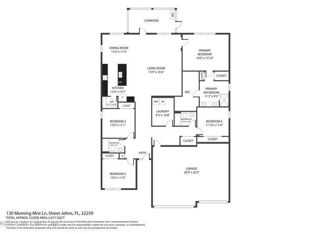 130 Morning Mist Ln, House other with 4 bedrooms, 3 bathrooms and null parking in St Johns FL | Image 28