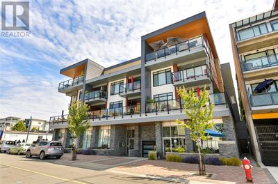 101 - 9775 4 Th St, Townhouse with 1 bedrooms, 2 bathrooms and 1 parking in Sidney BC | Image 1