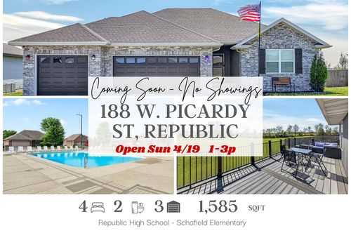 188 W Picardy St, Republic, MO, 65738-7865 | Card Image