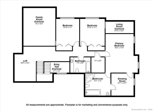 The uoper level has two full bathrooms, a bonus loft-space, and overlooks the main living area. | Image 27
