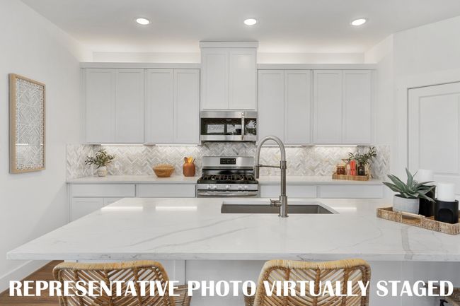 The spacious island is the focal point of your new dream kitchen offering the perfect place for friends and family to gather round. REPRESENTATIVE PHOTO VIRTUALLY STAGED | Image 7
