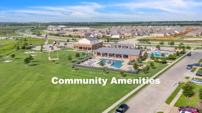 Aerial perspective of suburban area with a pool area | Image 26