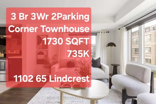1102-65 Lindcrest Manor, Markham, ON, L6B1N3 | Card Image
