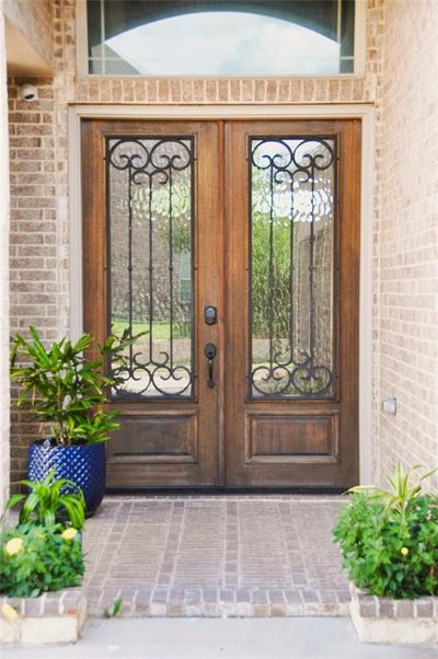 Wrought iron 10 foot double door | Image 3