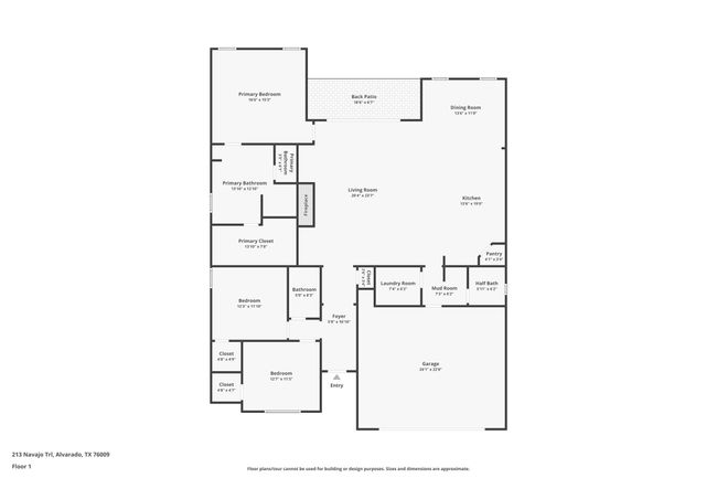 213 Navajo Trl, House other with 3 bedrooms, 3 bathrooms and null parking in Alvarado TX | Image 40