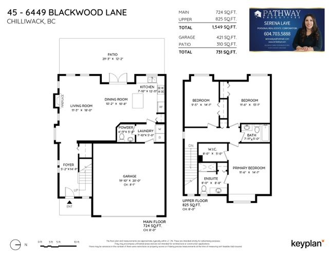 45 - 6449 Blackwood Lane, Townhouse with 3 bedrooms, 2 bathrooms and 4 parking in Chilliwack BC | Image 35