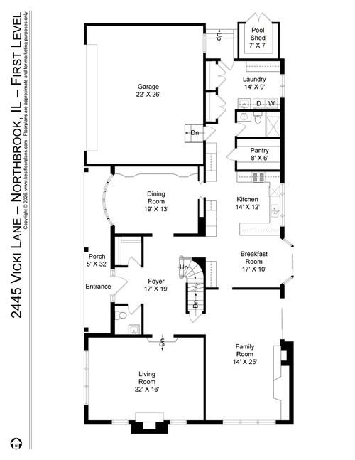2445 Vicki Ln, Northbrook, IL, 60062-6923 | Card Image