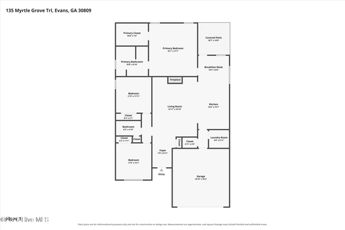 135 Myrtle Grove Trl, Evans, GA, 30809-0867 | Card Image