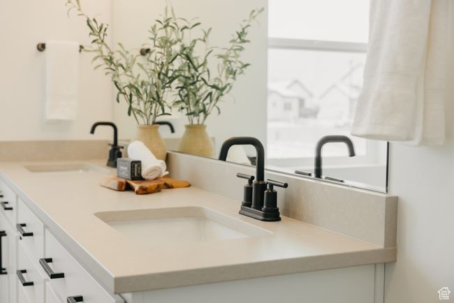 Bathroom view of double vanity | Image 31