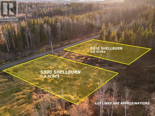 5316 Shellburn Rd, Home with 0 bedrooms, 0 bathrooms and null parking in Prince George BC | Card Image