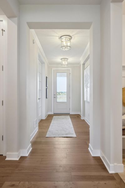 Lovely Entrance/Foyer features perfect walls for gallery of photos or wall art! | Image 3