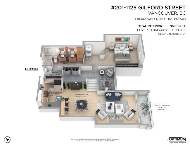 201 - 1125 Gilford St, Condo with 1 bedrooms, 1 bathrooms and 1 parking in Vancouver BC | Image 28