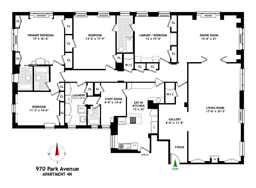 4N - 970 Park Avenue, For Sale in New York City - eXp Realty