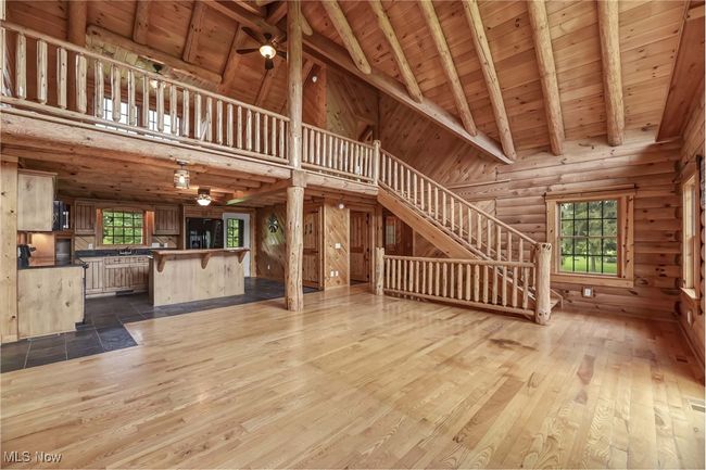 Final view of great room loft and stairwell | Image 10