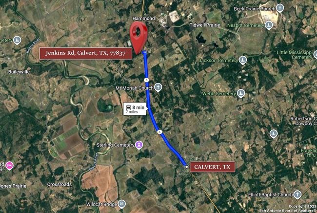 0 Jenkins Rd, Home with 0 bedrooms, 0 bathrooms and null parking in Calvert TX | Image 10