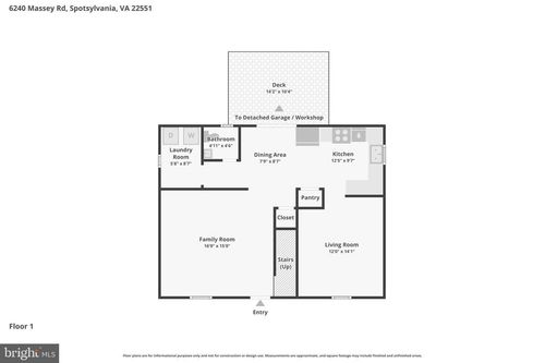 6240 Massey Rd, Spotsylvania, VA, 22551-6125 | Card Image