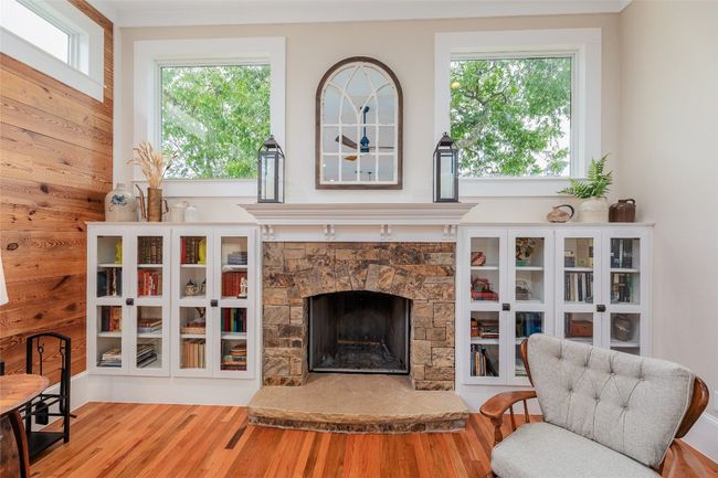 Cozy up with your favorite someone with natural stacked Fireplace | Image 8