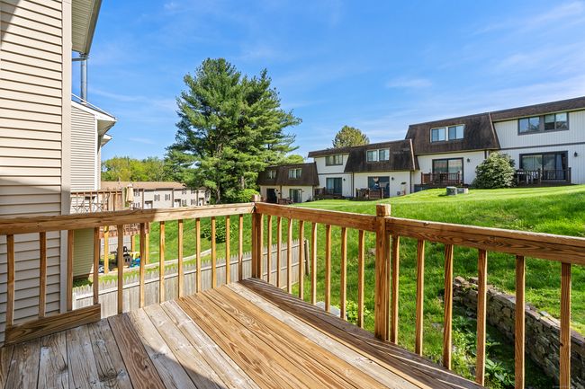 Deck off the living room through sliders. | Image 10