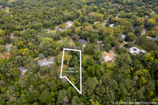 2038 Oakridge St. Lot Lines (From Behind) | Image 6