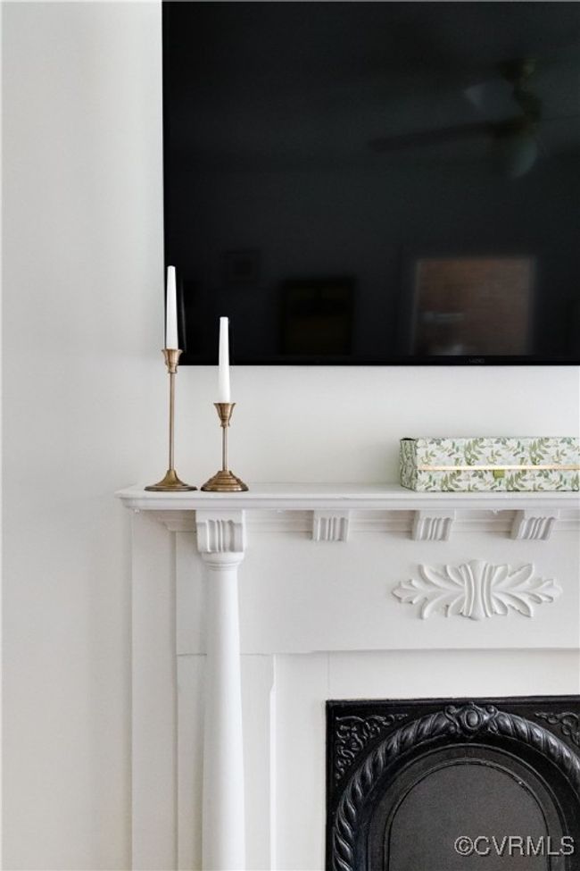 Vintage fireplace mantel (no actual fireplace) | Image 26