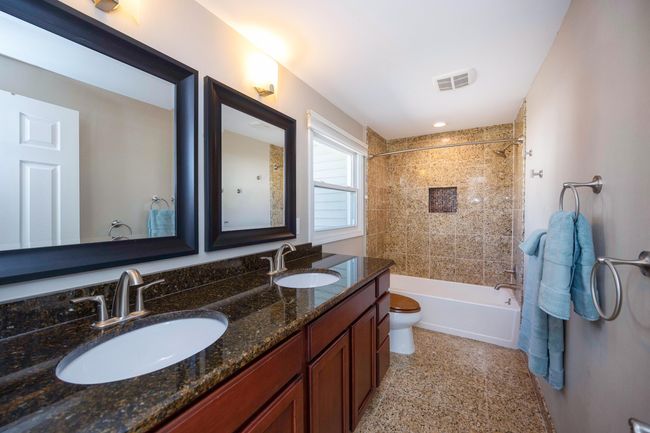 Second floor full bath, dual sinks | Image 33