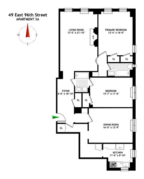 3a-49 E 96th St, New York, NY, 10128-0782 | Card Image