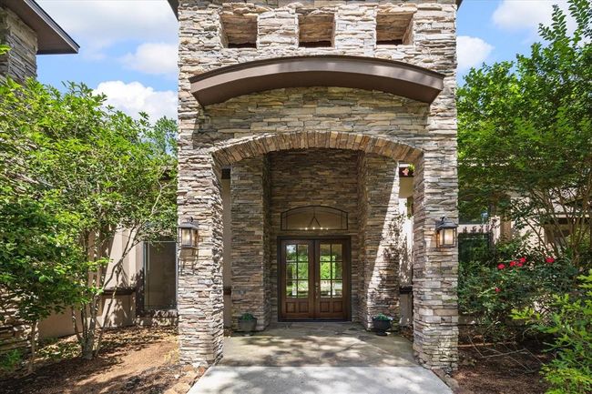 Soaring Stacked Stone Entry | Image 4