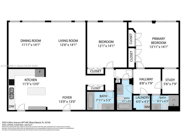 APT-6M - 5055 Collins Ave, Condo with 2 bedrooms, 3 bathrooms and null parking in Miami Beach FL | Image 22