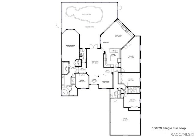 1007 W Beagle Run Loop, House other with 4 bedrooms, 4 bathrooms and 2 parking in Hernando FL | Image 66