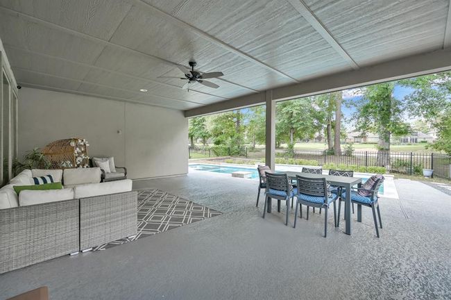 Lots of space to entertain under the covered extended patio. | Image 34
