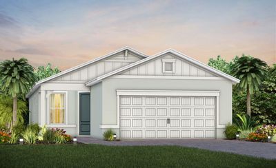 Exterior Design. Artistic rendering for this new construction home. Pictures are for illustrative purposes only. Elevations, colors and options may vary. | Image 1