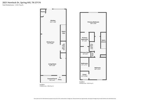 2021 Hemlock Dr, Spring Hill, TN, 37174-2794 | Card Image