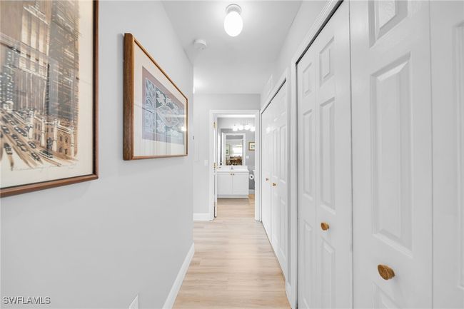 Hallway featuring Laundry closet, HVAC and Water heater closet | Image 18