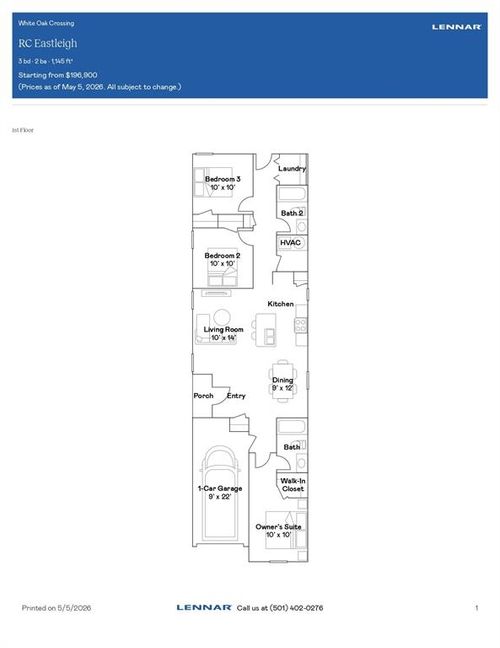 3636 Maggie Road, Mustang, OK, 73064 | Card Image