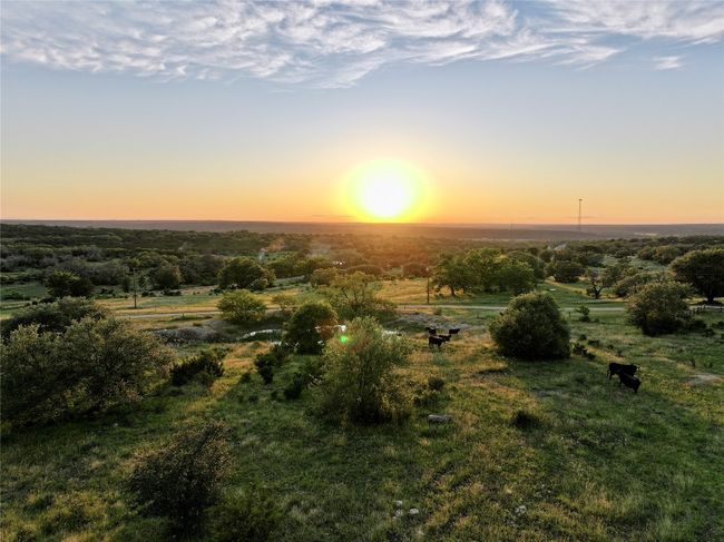 Aerial view at dusk of a view of rural / pastoral area | Image 32