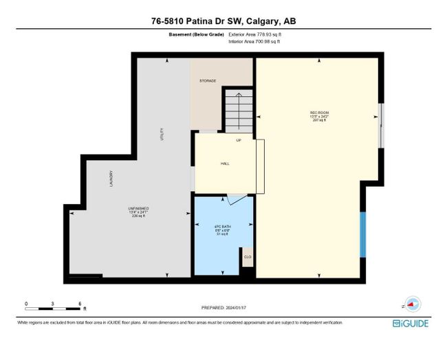 76 - 5810 Patina Drive Sw, Home with 3 bedrooms, 3 bathrooms and 2 parking in Calgary AB | Image 44