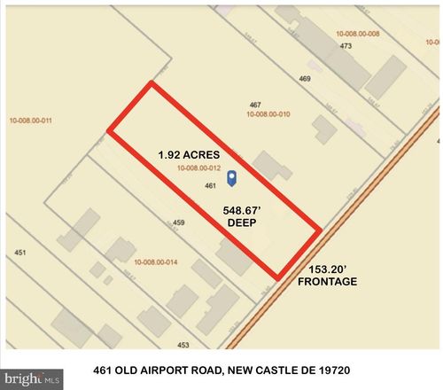 461 Old Airport Road, NEW CASTLE, DE, 19720 | Card Image