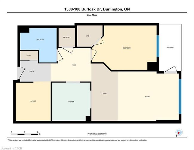 1308 - 100 Burloak Dr, House attached with 1 bedrooms, 1 bathrooms and 1 parking in Burlington ON | Image 31