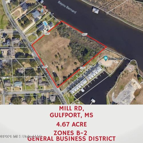 0 Mill Rd, Gulfport, MS, 39507 | Card Image