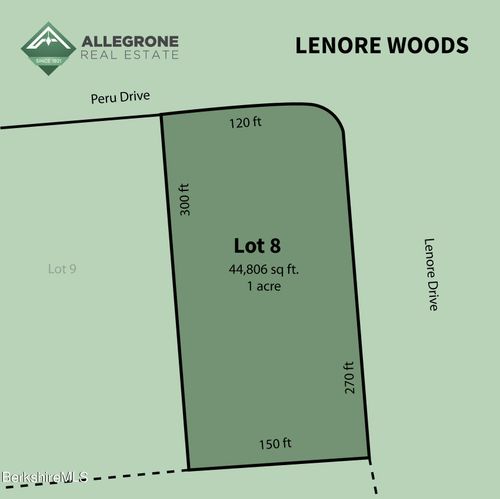 40 Lenore Drive, Lot 8 --, Hinsdale, MA, 01235 | Card Image