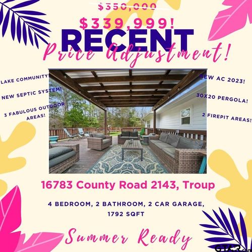 16783 County Road 2143, Troup, TX, 75789-3761 | Card Image