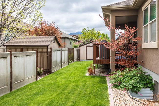 View of yard with a shed and an outdoor structure | Image 45