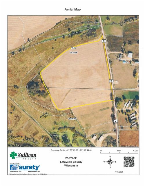 Parcel 3 County Hwy M, Wiota, WI, 53504 | Card Image
