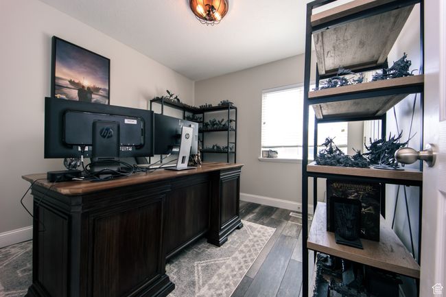 #3 Bedroom or Office space featuring LVP finished floors and baseboards, and a nice closet! | Image 15