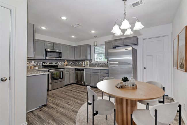 Virtually staged kitchen/dining | Image 4