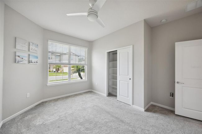 Bedroom 2 with beautiful baywindow , blinds, custom closets | Image 20
