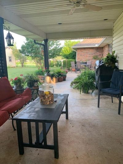 View of terrace with ceiling fan | Image 2