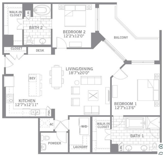 APT-746 - 4719 Cole Ave, Condo with 2 bedrooms, 2 bathrooms and null parking in Dallas TX | Image 35