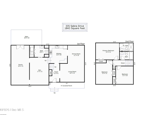 335 Sabra Drive, Wilmington, NC, 28405 | Card Image