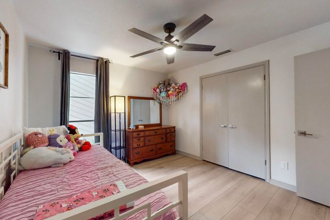 2nd Bedroom with ceiling fan, light wood-style flooring | Image 25